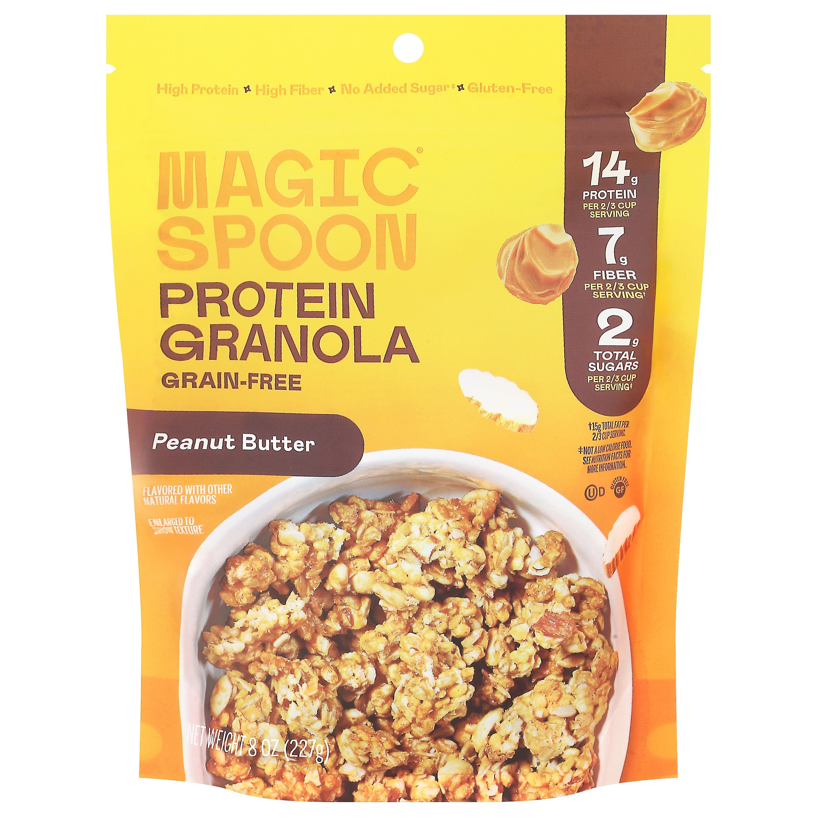 Magic Spoon Grain-Free Peanut Butter Protein Granola 8 oz - Case of 4