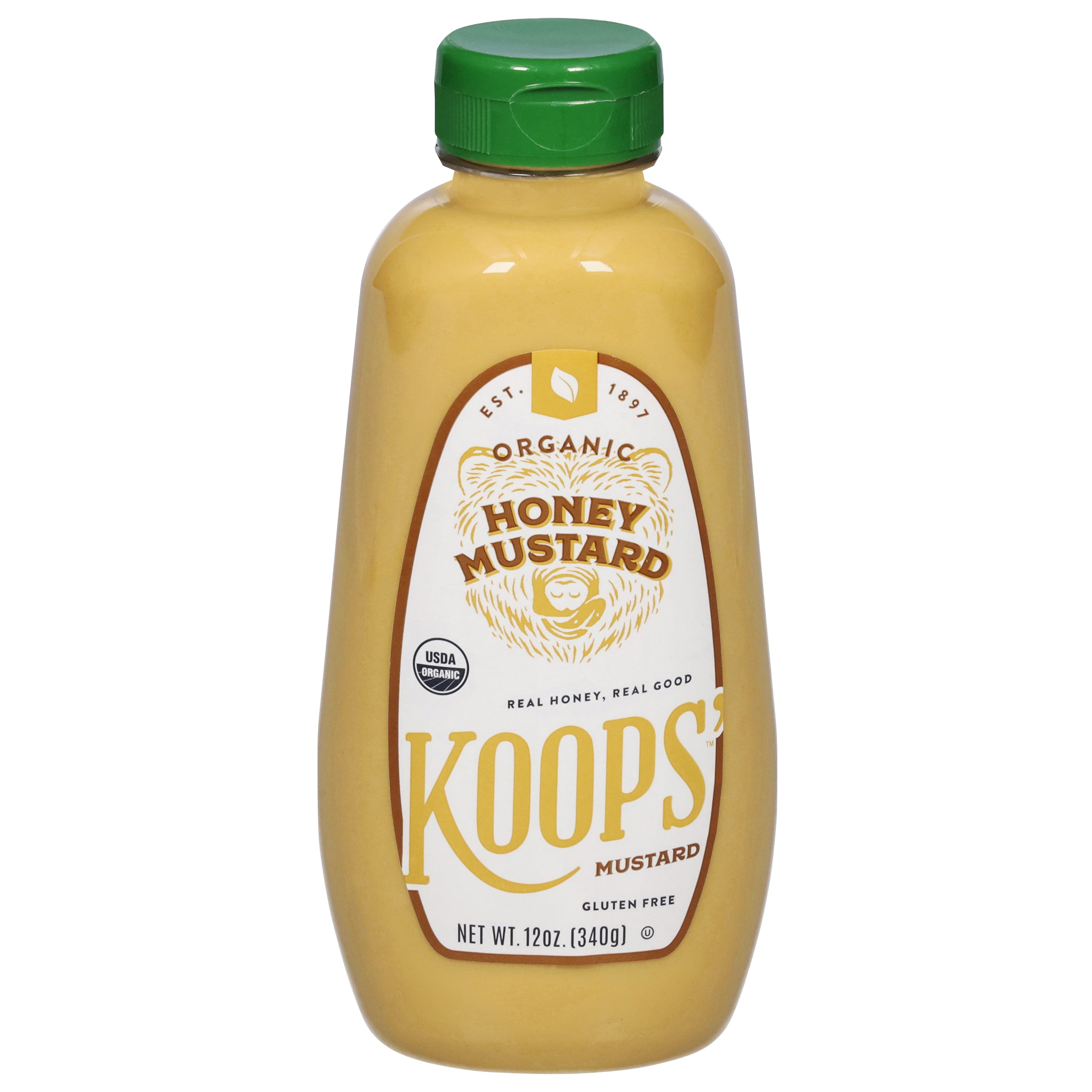 Koops' Organic Honey Mustard 12 oz - Case of 12