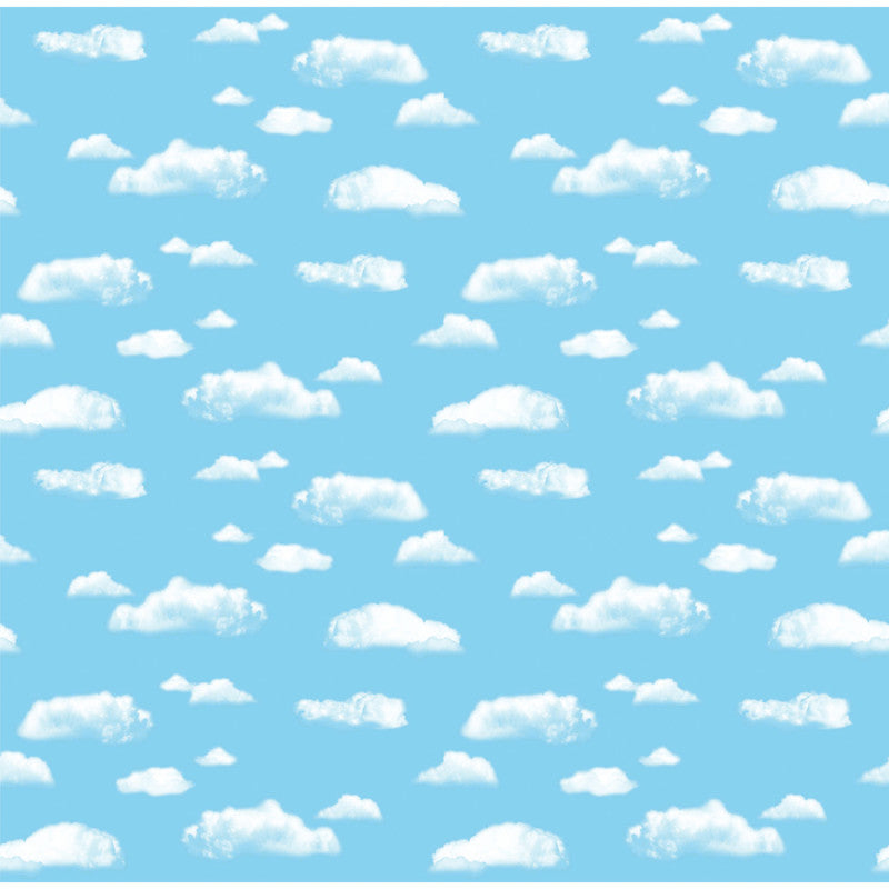 FADELESS - Bulletin Board Art Paper, Clouds, 48" x 50', 1 Roll