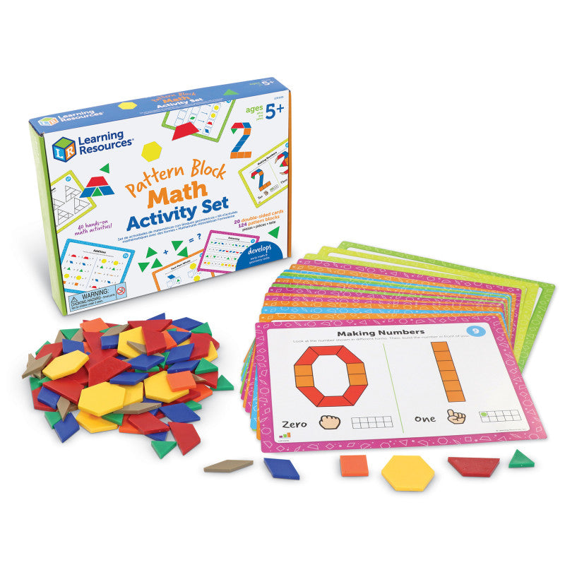 LEARNING RESOURCES - Pattern Block Math Activity Set