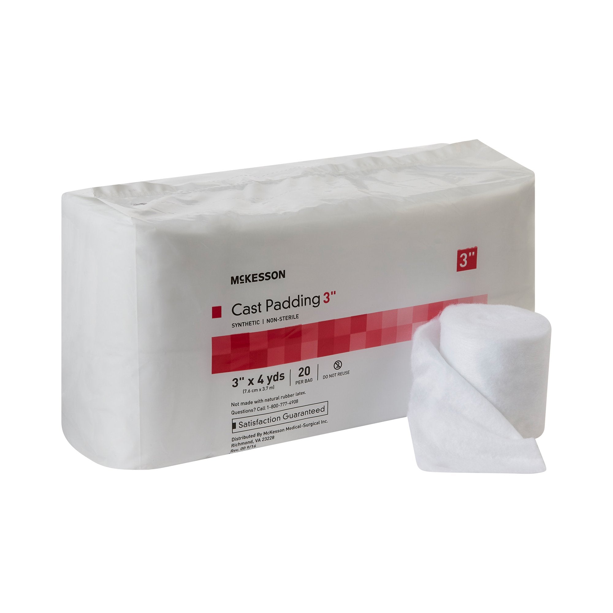 McKesson Brand - Cast Padding Undercast McKesson 3 Inch X 4 Yard Polyester NonSterile [80/CS]