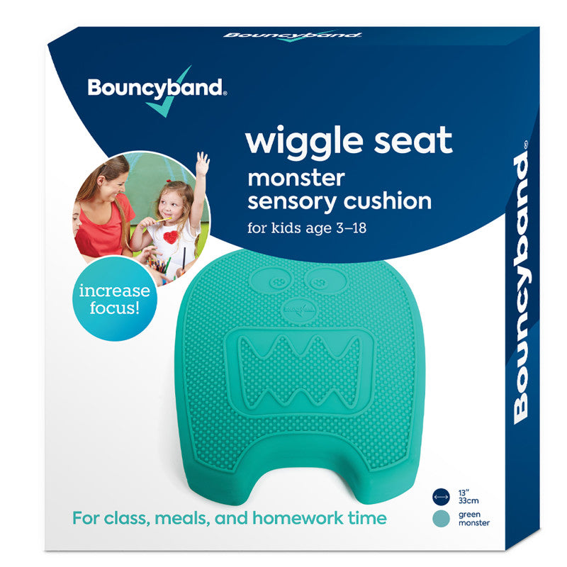 BOUNCYBAND - Wiggle Seat Sensory Cushion, Mint Monster