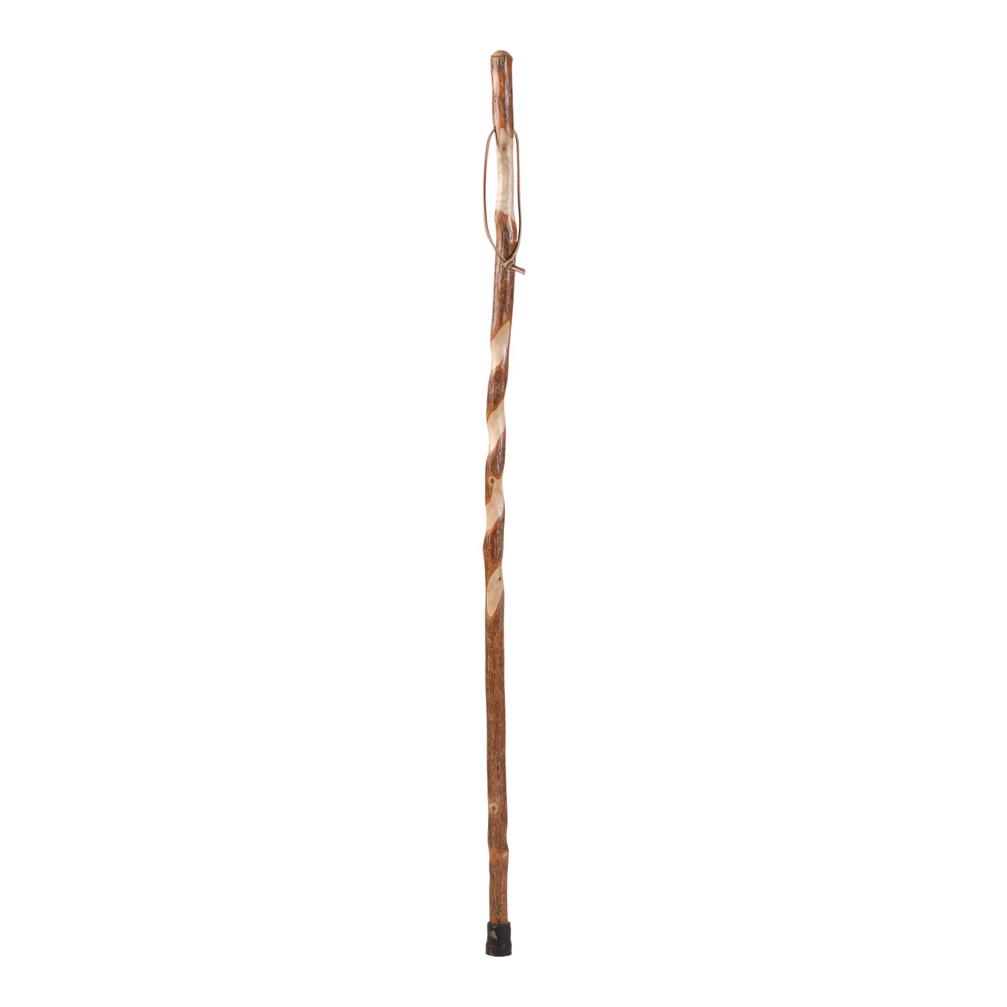 Mabis Healthcare - Walking Stick Brazos™ Twisted Trekker Wood 58 Inch Height Sassafras [1/EA]