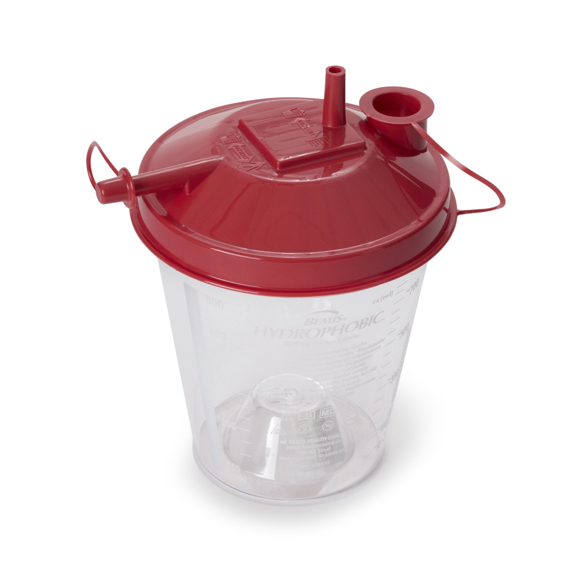 Bemis Healthcare - Rigid Suction Canister Hi-Flow™ 800 mL Pour Lid [100/CS]