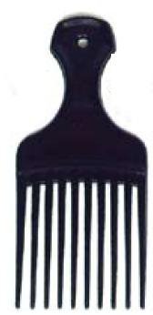 Donovan Industries - Hair Pick Dawn Mist® 2-1/4 Inch Black Plastic [576/CS]