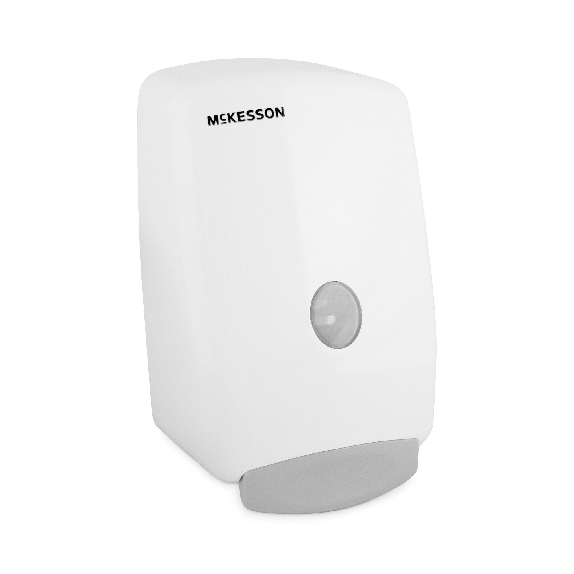 McKesson Brand - Soap Dispenser McKesson White Plastic Manual Push 2000 mL Wall Mount [12/CS]