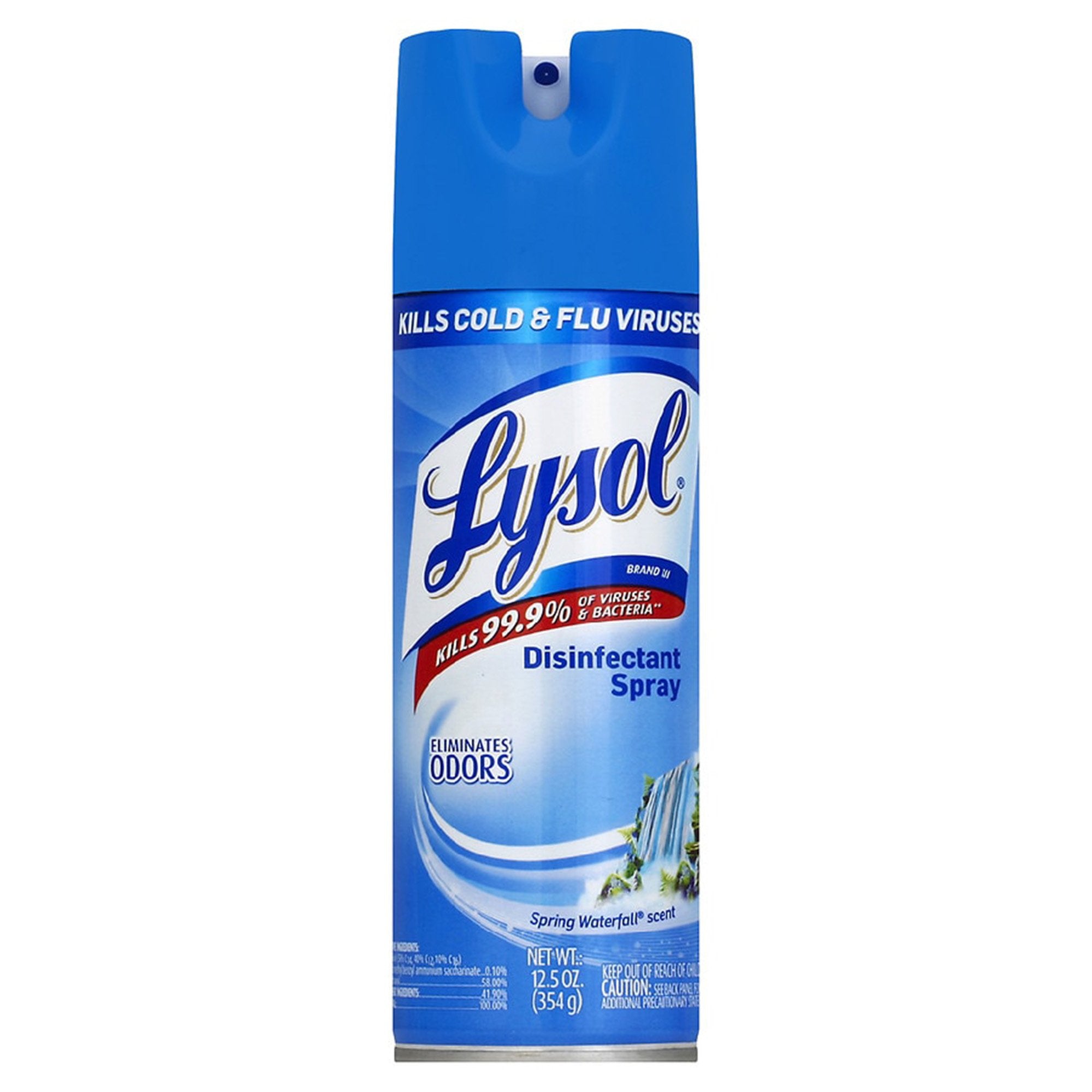 Lagasse - Lysol® Surface Disinfectant Alcohol Based Aerosol Spray Liquid 12.5 oz. Can Spring Waterfall Scent NonSterile [12/CS]