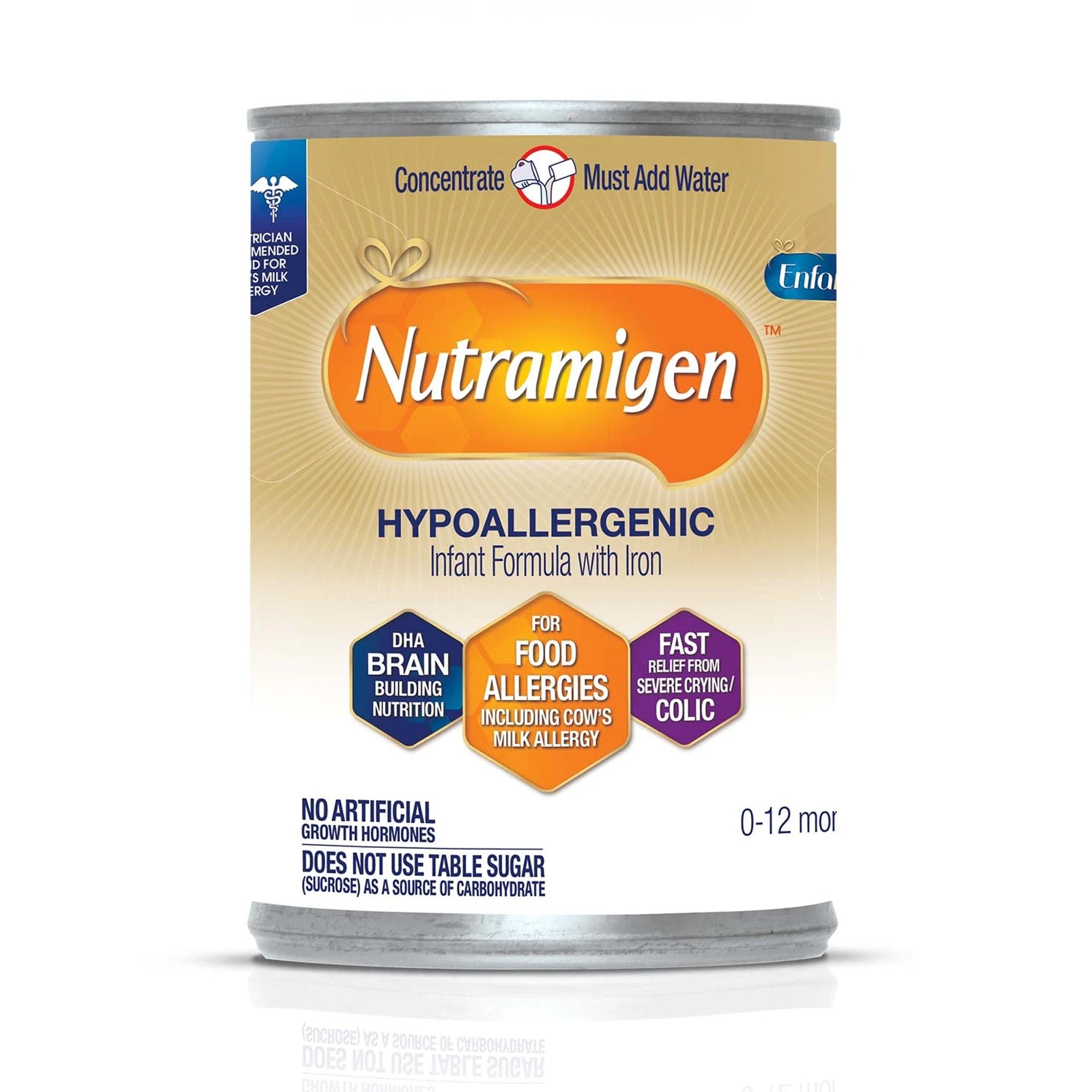 Mead Johnson - Infant Formula Nutramigen® Unflavored 13 oz. Can Concentrate Iron Cow's Milk Allergy [12/CS]