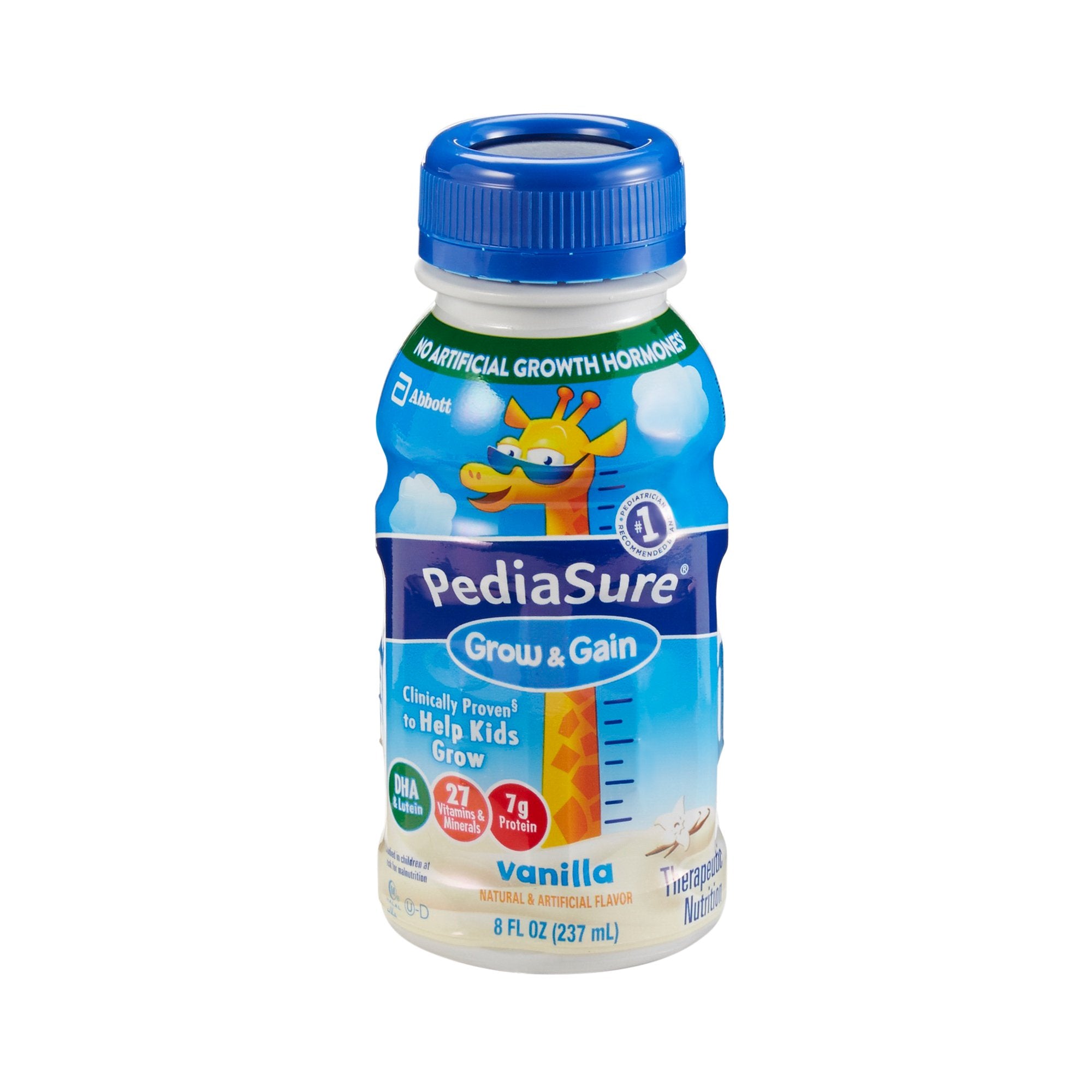 Abbott Nutrition - Pediatric Oral Supplement PediaSure® Grow & Gain Shake Vanilla Flavor 8 oz. Bottle Liquid Calories [24/CS] (1143683_CS)