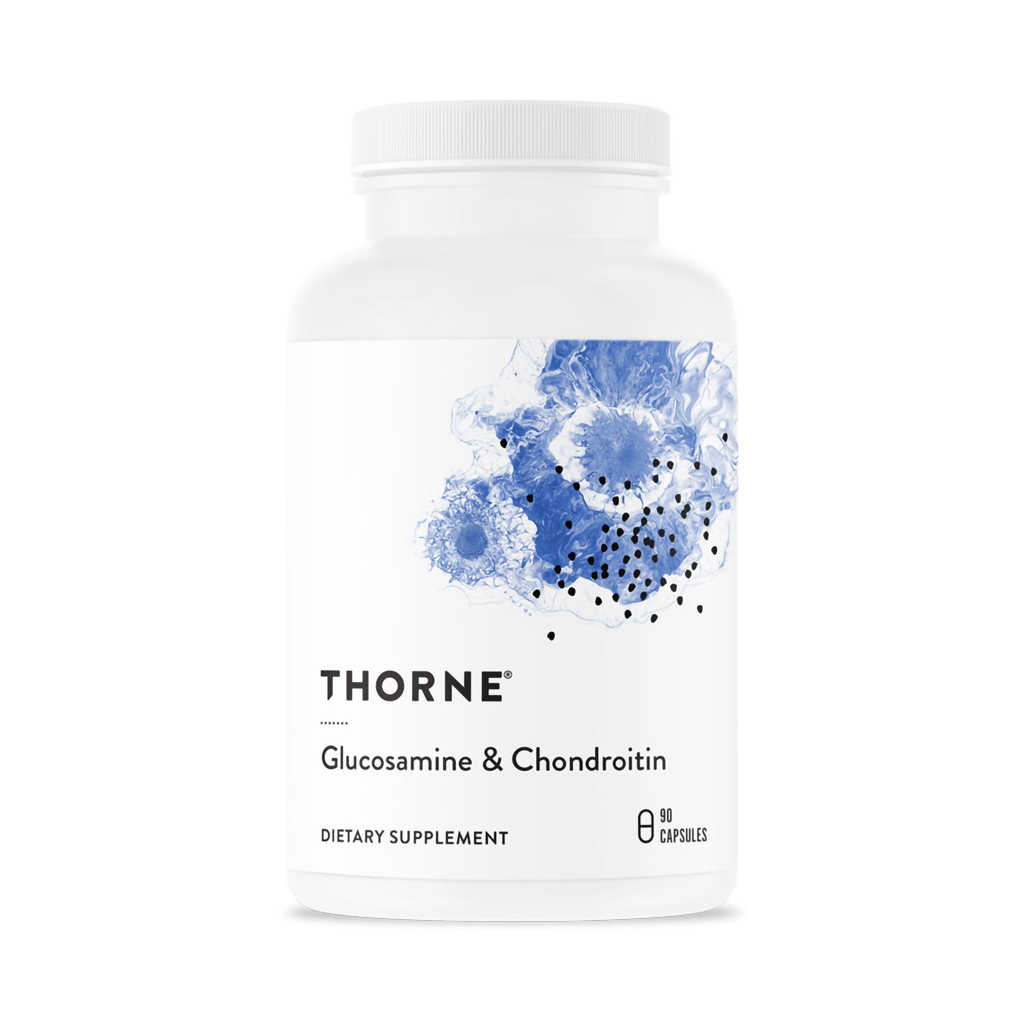 Thorne Research Inc - Dietary Supplement THORNE® Glucosamine & Chondroitin Glucosamine Sulfate / Chondroitin Sulfate 500 mg - 250 mg Strength Capsule 90 per Bottle [12/CS]