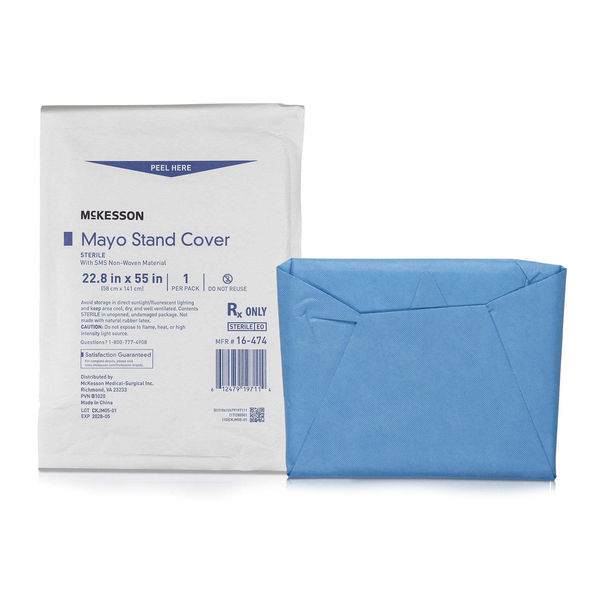 McKesson Brand - Mayo Stand Cover 22.8 X 55.5 Inch [30/CS]