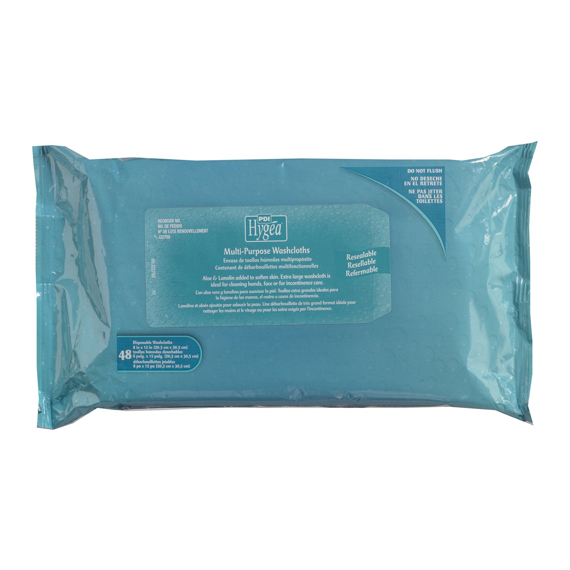 Professional Disposables - Personal Cleansing Wipe Hygea® Soft Pack Scented 48 Count [576/CS]