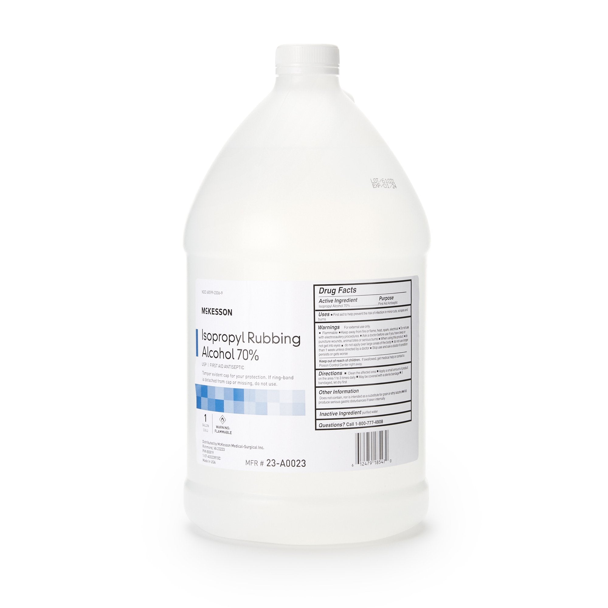 McKesson Brand - Antiseptic McKesson Brand Topical Liquid 1 gal. Bottle [4/CS] (350600_CS)