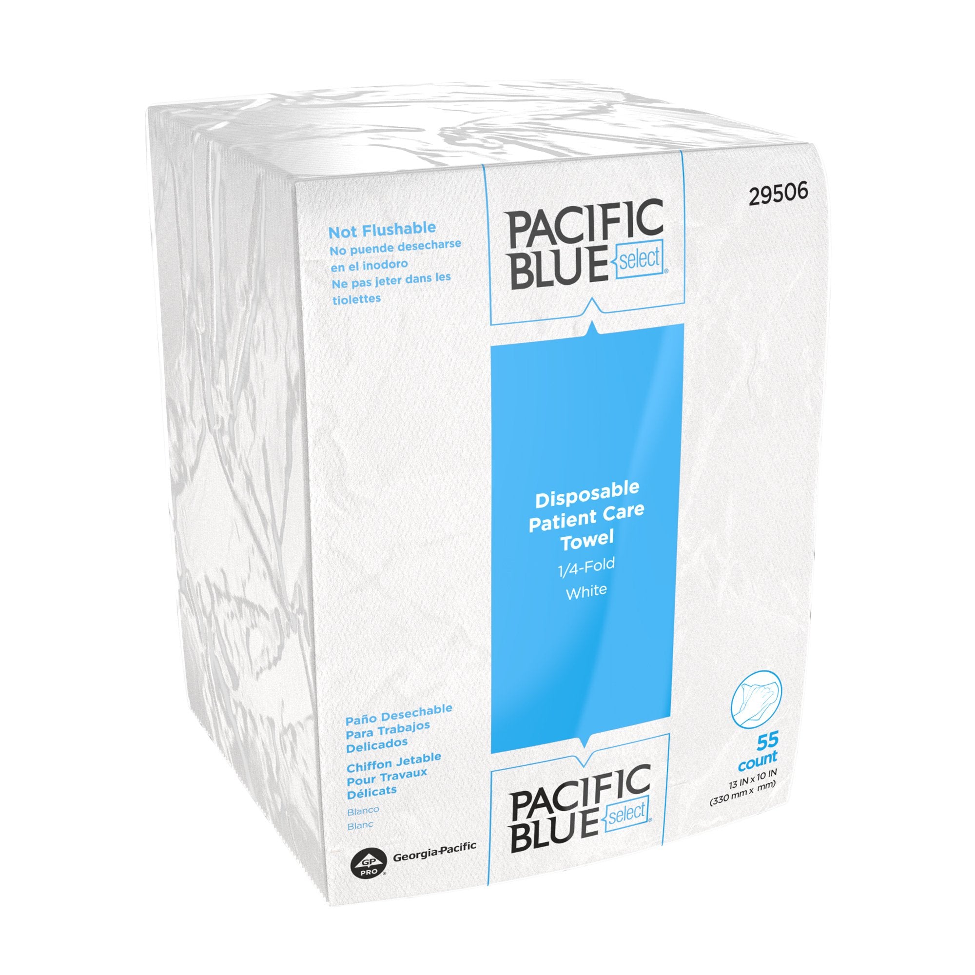 Georgia Pacific - Washcloth Pacific Blue Select™ 10 X 13 Inch White Disposable [1320/CS]