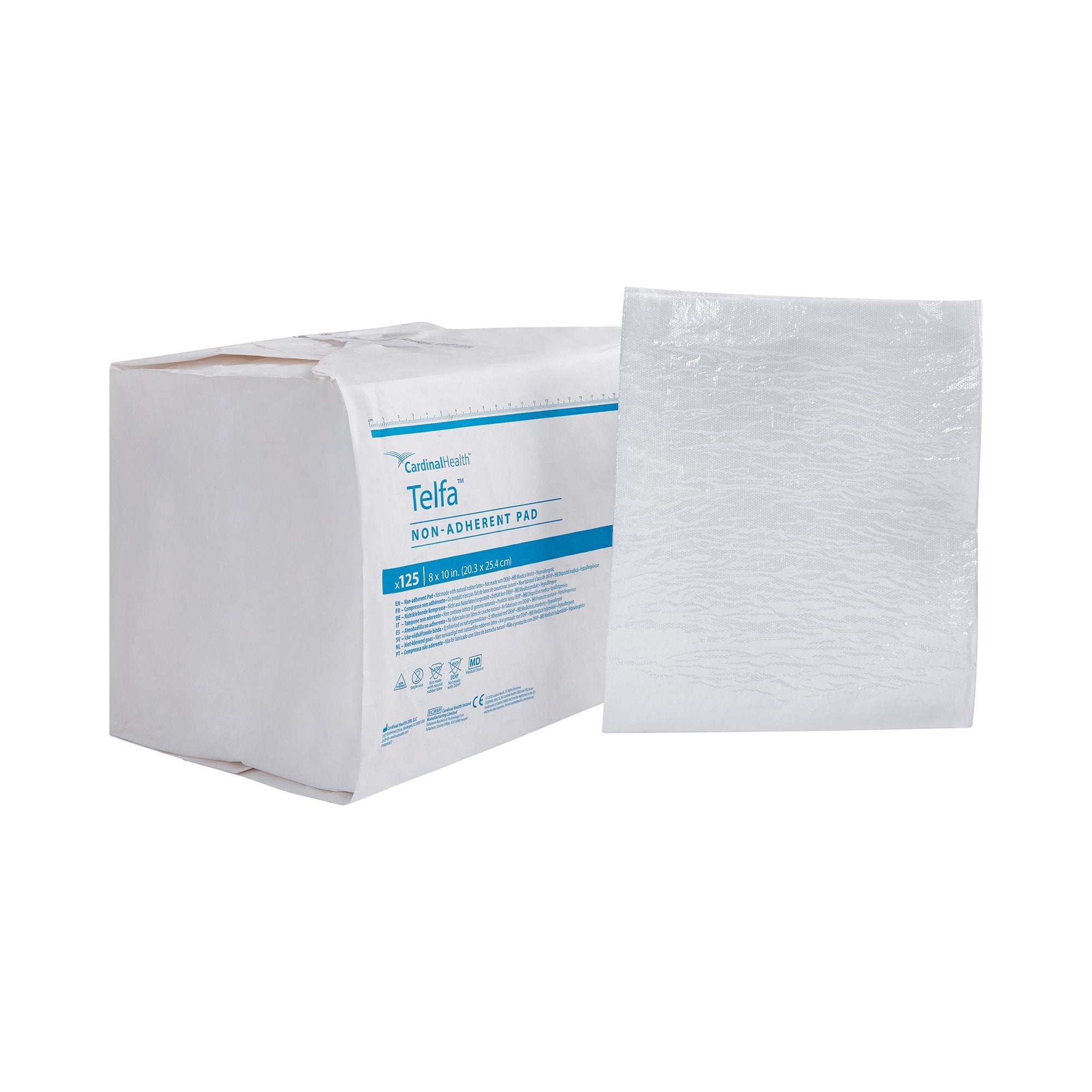 Cardinal - Non-Adherent Dressing Telfa™ Ouchless 8 X 10 Inch NonSterile 125 per Pack [500/CS]