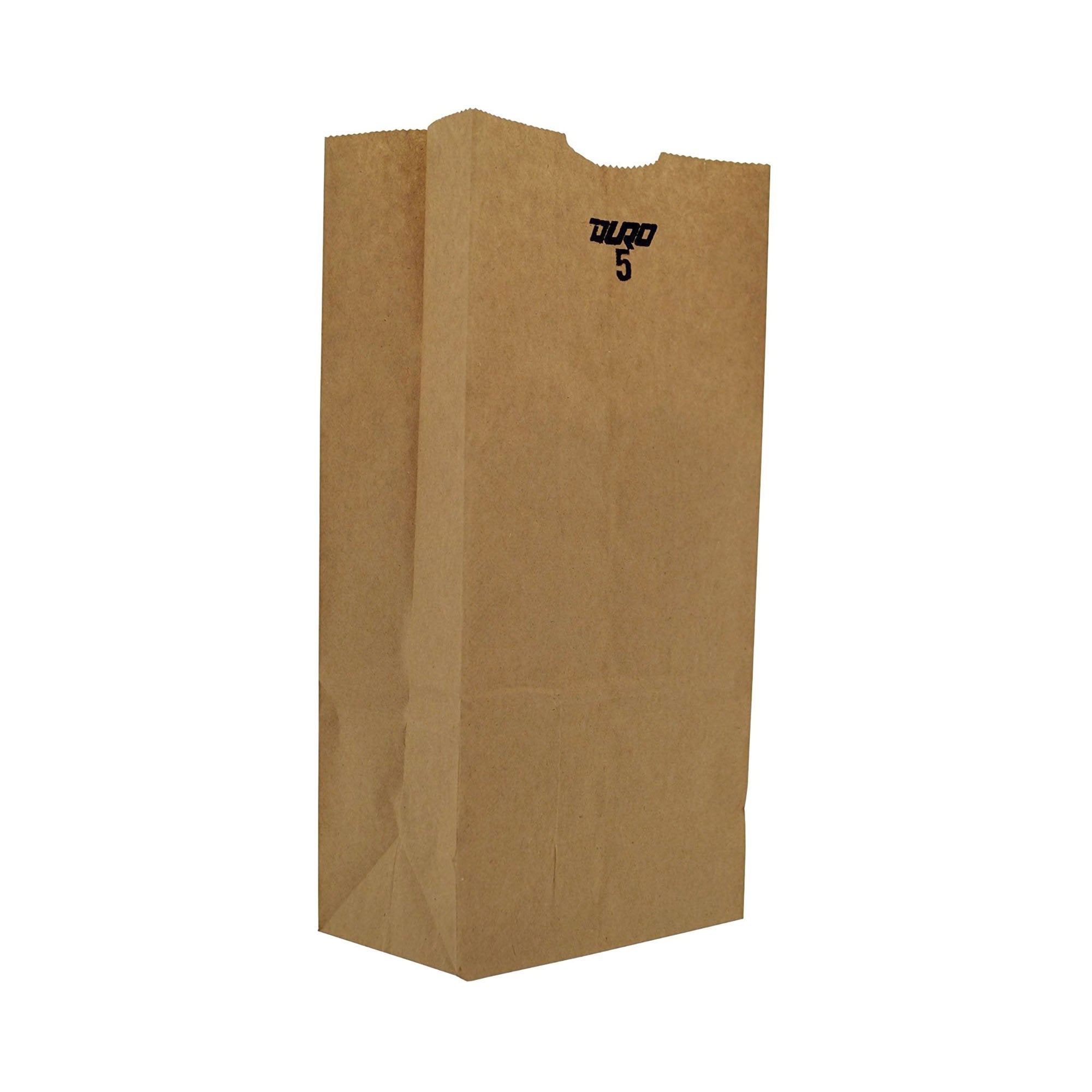 RJ Schinner Co - Grocery Bag Duro® Brown Kraft Recycled Paper #5 [500/CS]