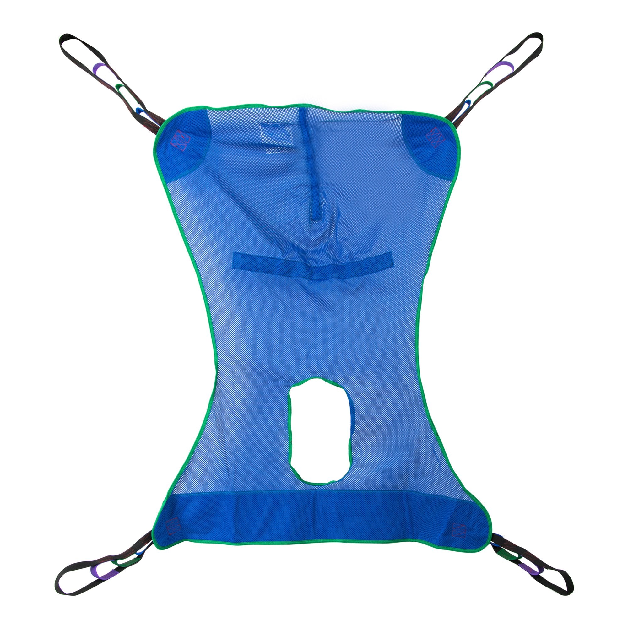 McKesson Brand - Full Body Commode Sling McKesson 4 or 6 Point Cradle Without Head Support Medium 600 lbs. Weight Capacity [12/CS]