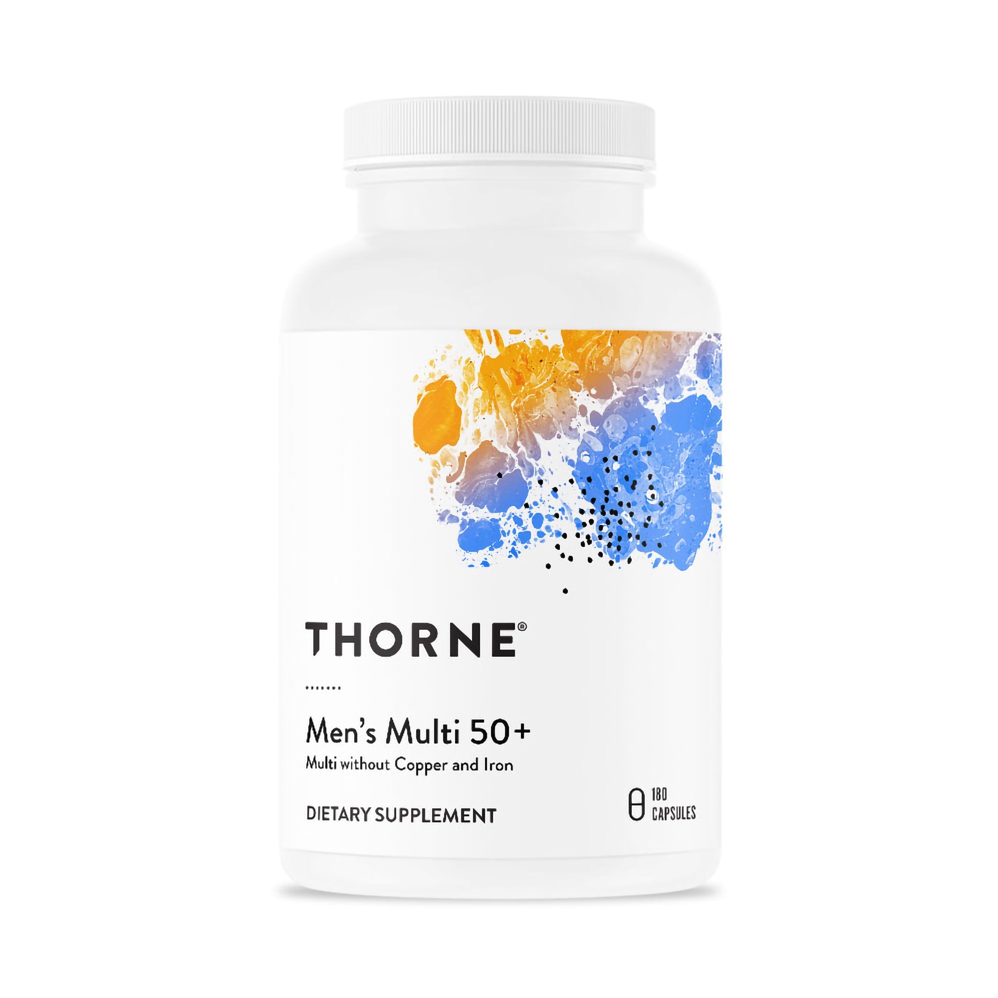 Thorne Research Inc - Multivitamin Supplement THORNE® Men's Multi 50+ Various Strengths Capsule 180 per Bottle [12/CS]