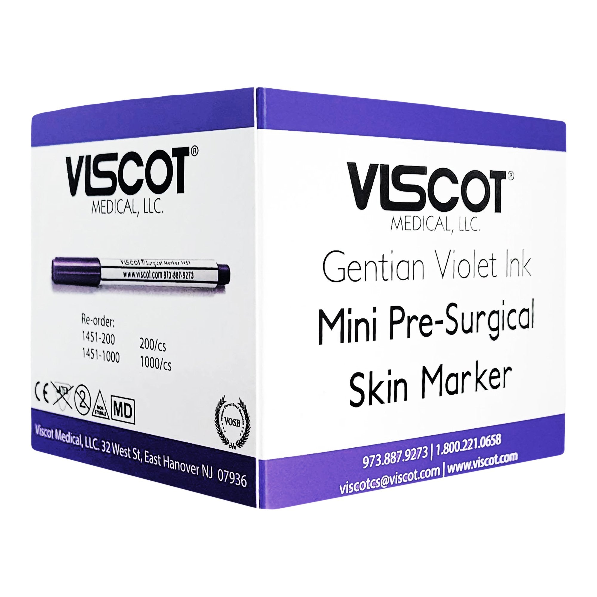 Viscot Industries - Skin Marker Viscot® Gentian Violet Ink NonSterile Mini Regular Tip [200/CS]