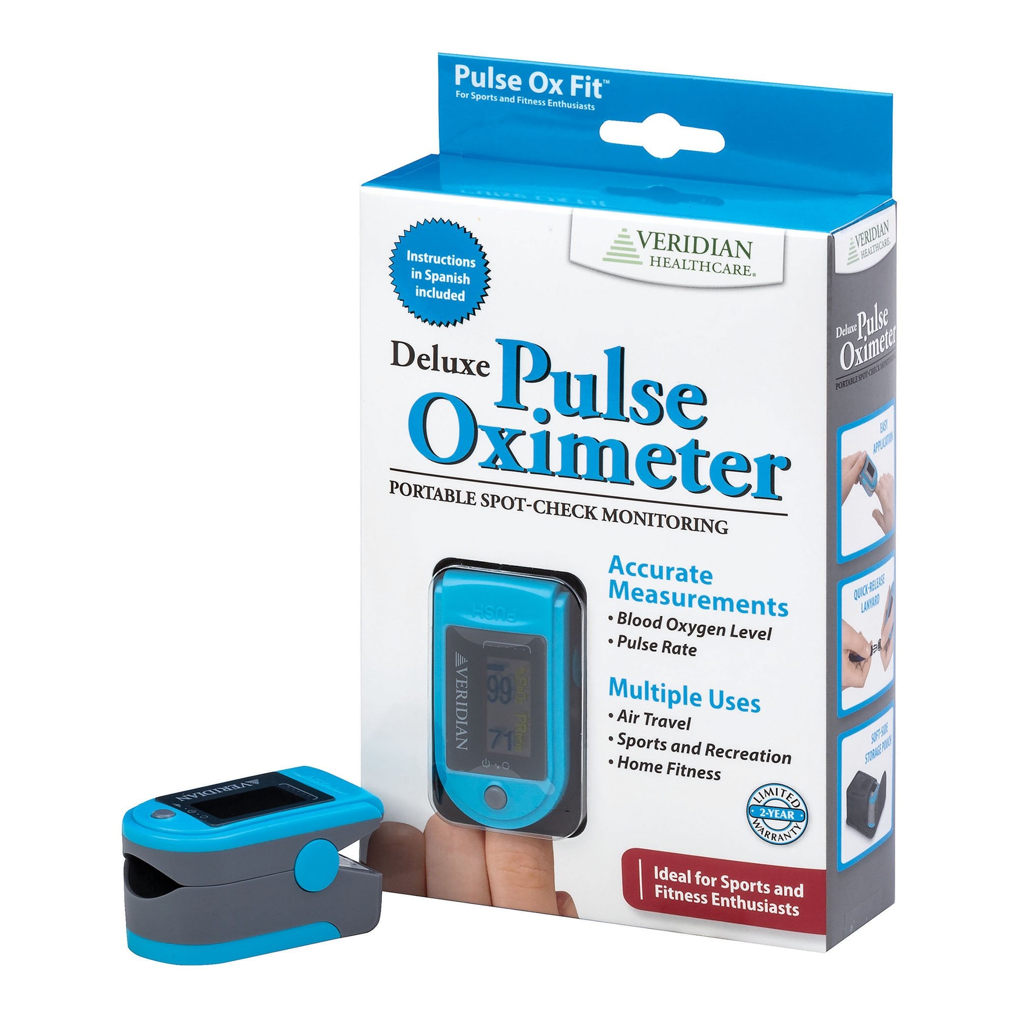 Veridian Healthcare LLC - Fingertip Pulse Oximeter SmartHeart™ Adult [24/CS] (1218873_CS)