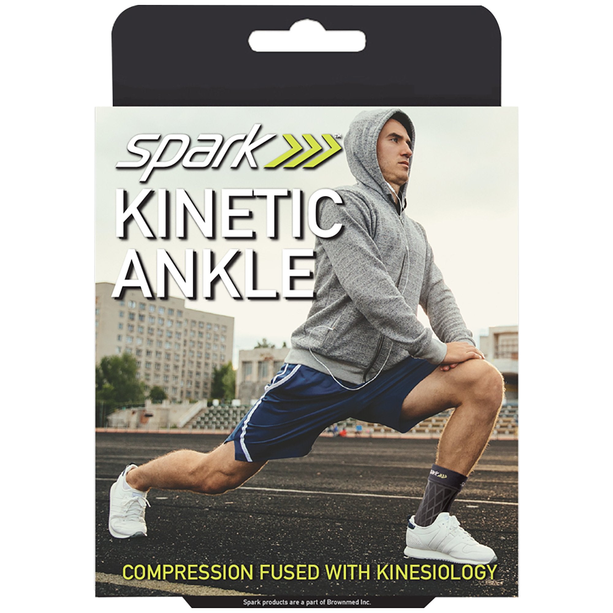 Brownmed - Ankle Support Spark™ Kinetic Medium Pull-On Left or Right Foot [36/CS]