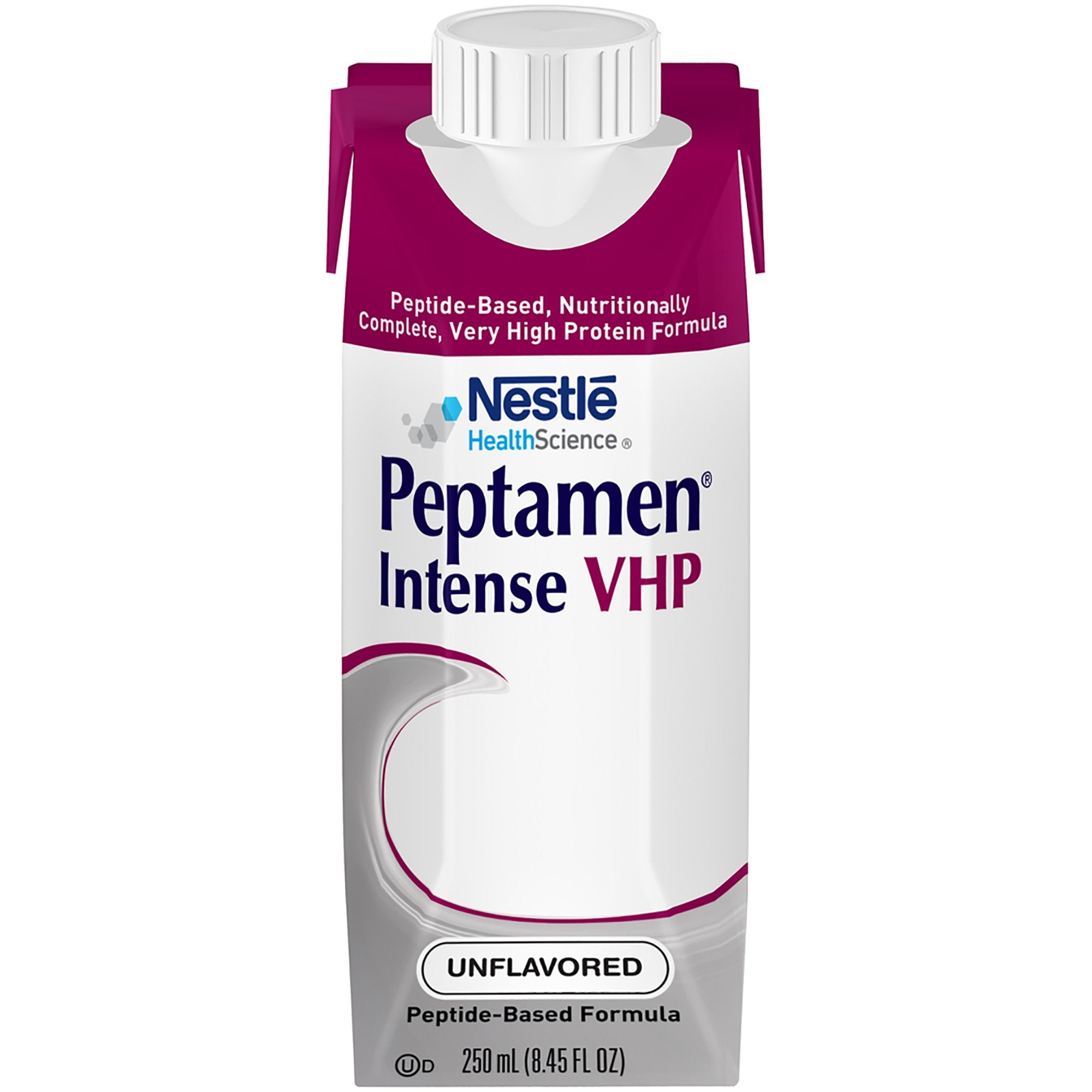 Nestle Healthcare Nutrition - Tube Feeding Formula Peptamen® Intense VHP Unflavored Liquid 250 mL Carton [24/CS]