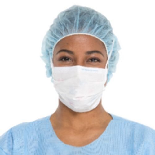 O&M Halyard Inc - Surgical Mask FluidShield ASTM Level 2 Tie Closure One Size Fits Most [300/CS]