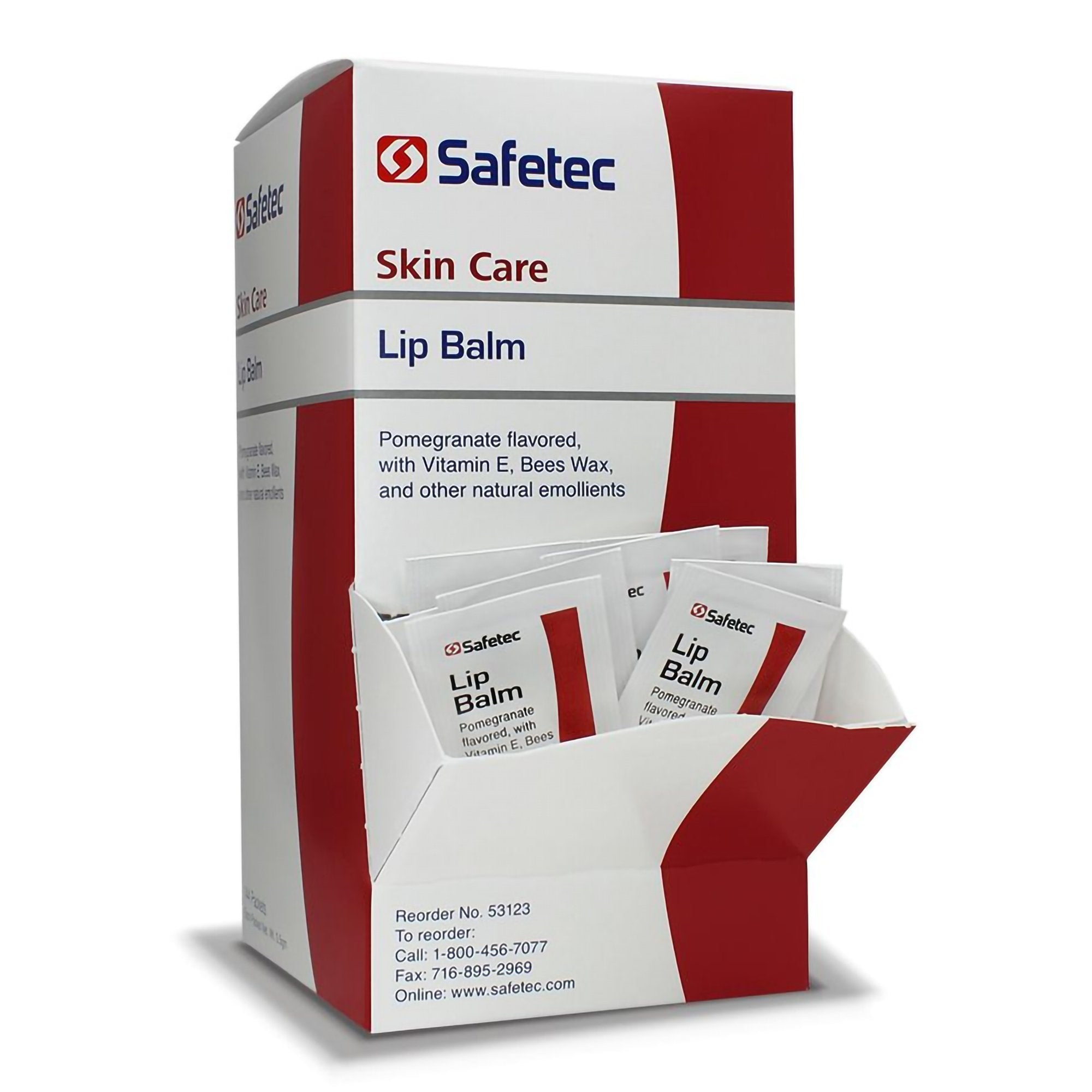 Safetec of America - Lip Balm Safetec 0.5 Gram Individual Packet [1728/CS]