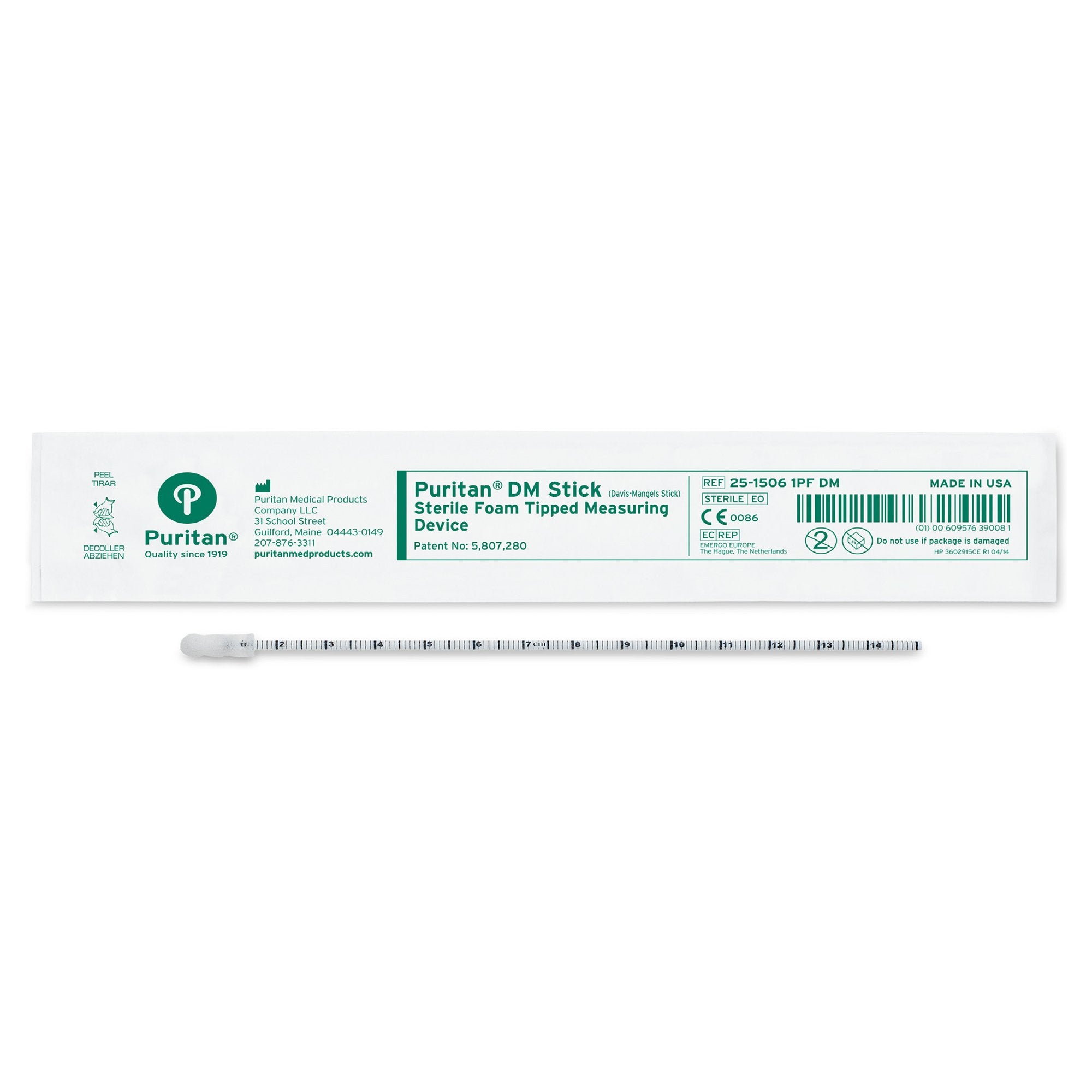 Puritan Medical Products - Wound Measuring Device Puritan® 6 Inch Length Foam / Polystyrene Sterile [200/CS]