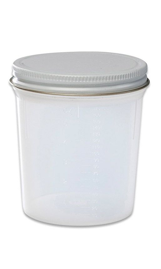 Cardinal - Specimen Container 120 mL (4 oz.) Screw Cap Unprinted NonSterile [500/CS]