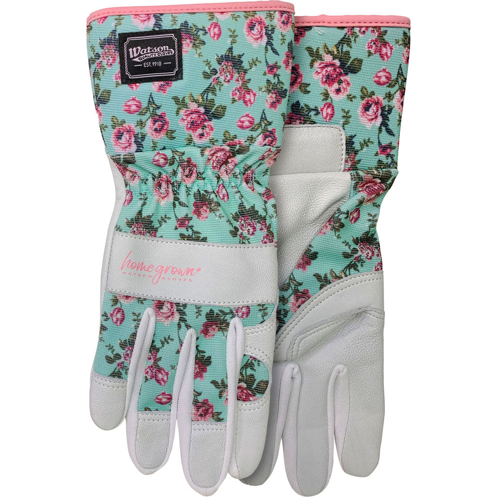 Watson Gloves Ladys You Grow Girl Wastenot Fabric (WHITE, LG)