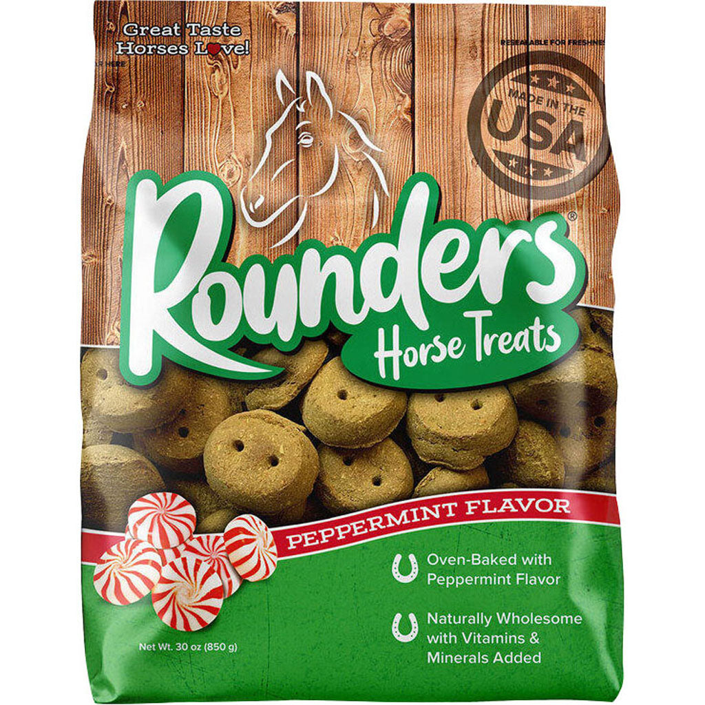 Rounders Horse Treats (PEPPERMINT, 30 OZ)