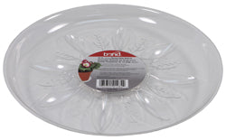 Bond Heavy Duty Plastic Saucer (CLEAR, 12 IN)