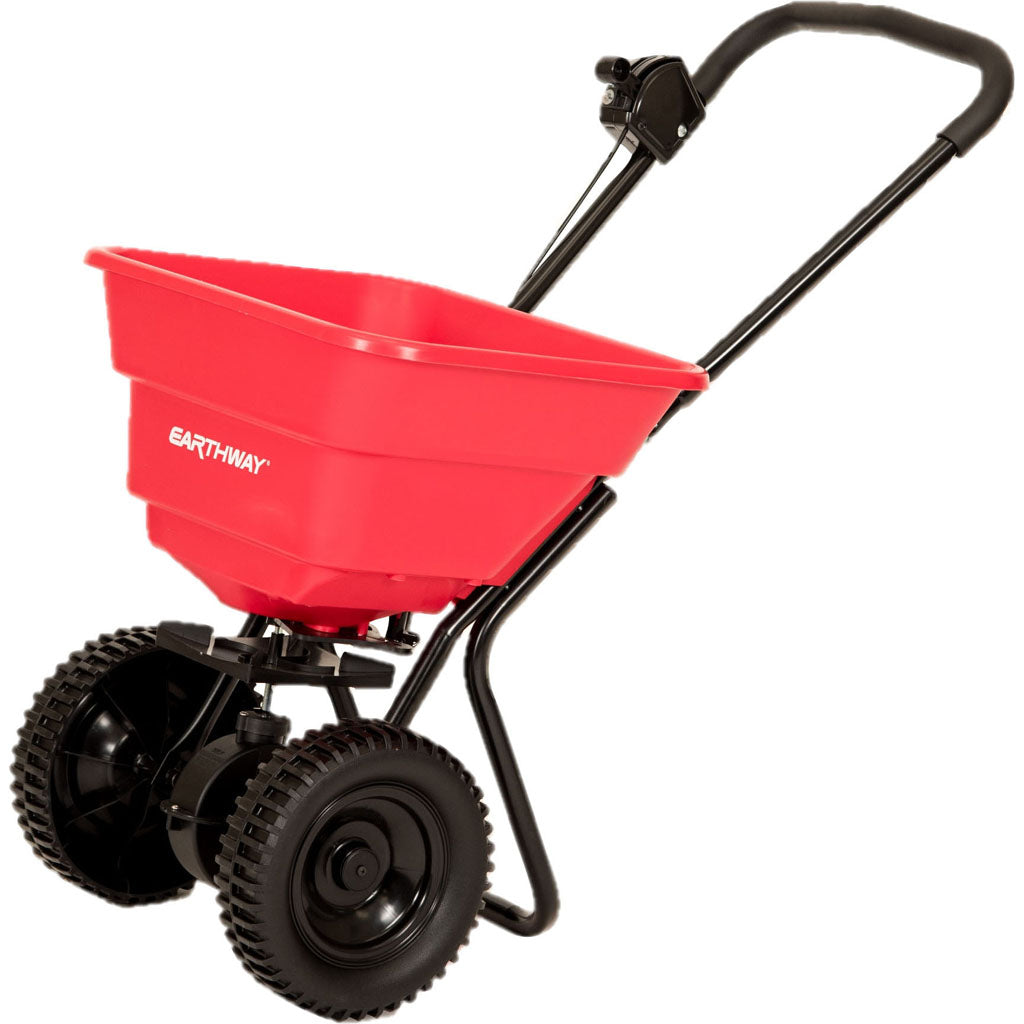Earthway Deluxe Residential Broadcast Spreader (RED, 80 LB HOPPER)