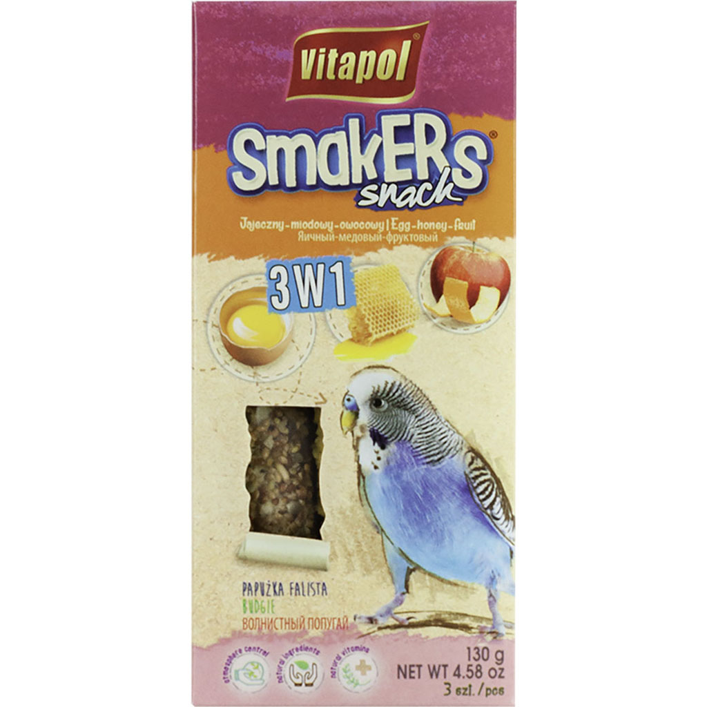 Smakers Treat Stick Parakeet Variety (3 PK)