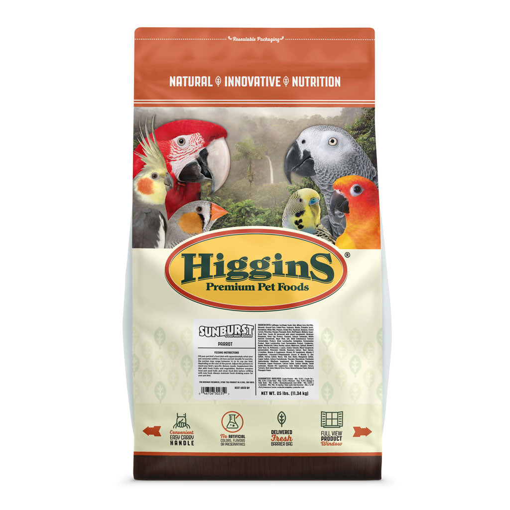 Sunburst Gourmet Blend Parrot (25 LB)
