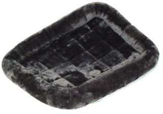 Quiet Time Sheepskin Bed (GRAY, 48X30 IN)