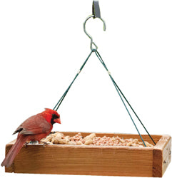 3-In-1 Cedar Platform Feeder (TAN, 13X13X2.5 IN)