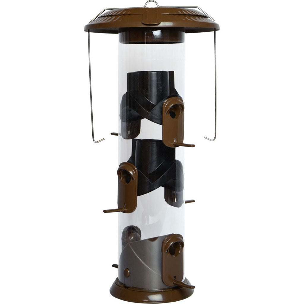 Deluxe Wide Funnel Flip-Top Tube Feeder (2.8 QT CAP)