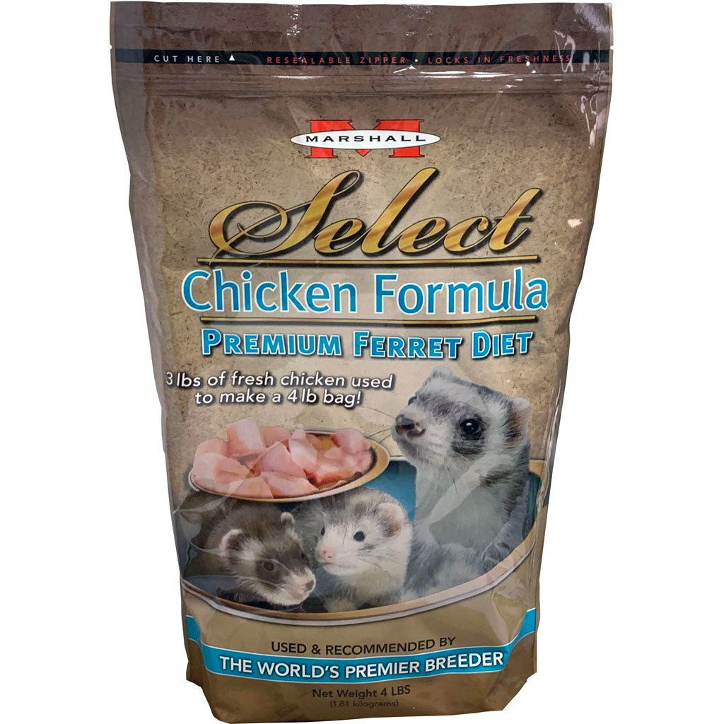 Marshall Select Premium Ferret Diet (CHICKEN, 4 LB)