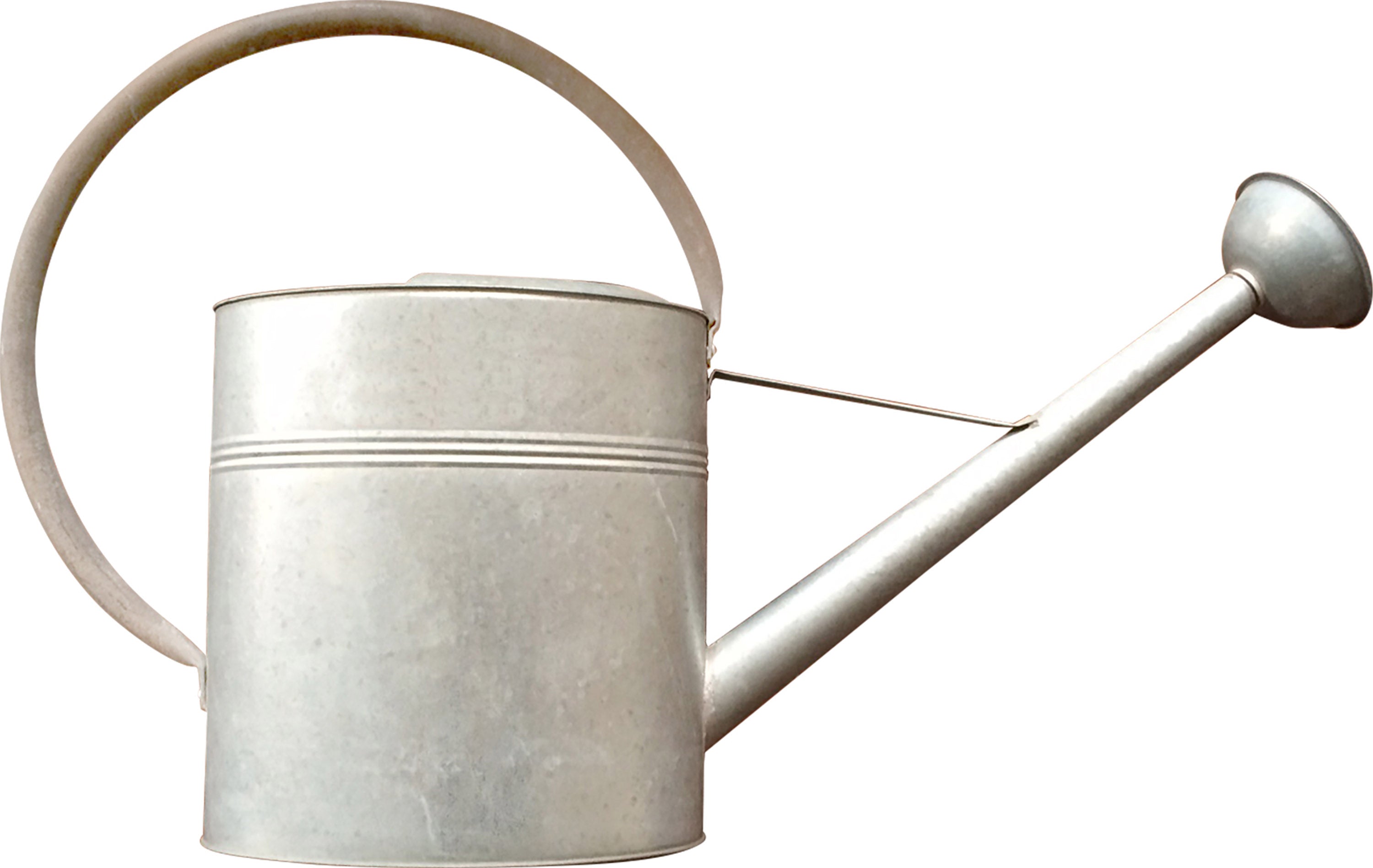 Galvanized Watering Can (SILVER, 3.2 GAL)