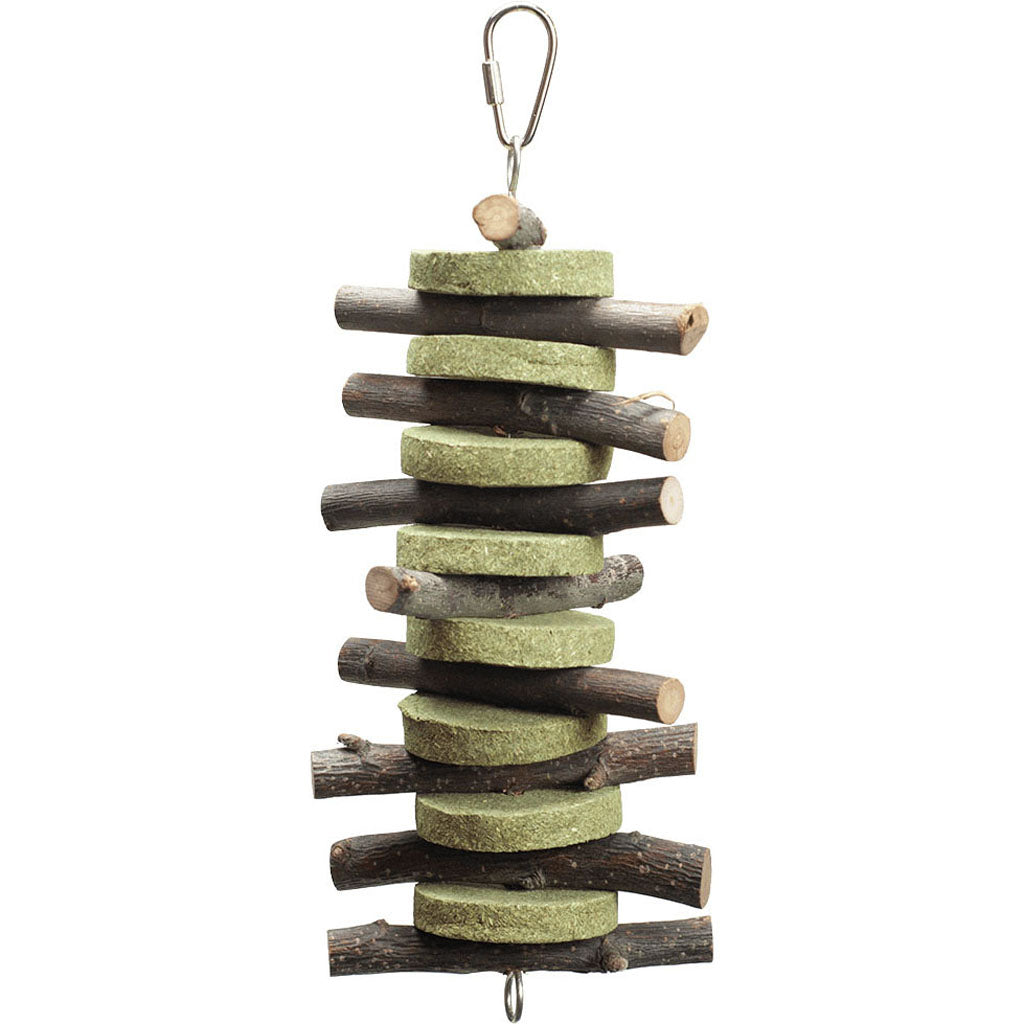 Nibbles Timothy Hay Stack Chews W/ Wood Sticks (LG)