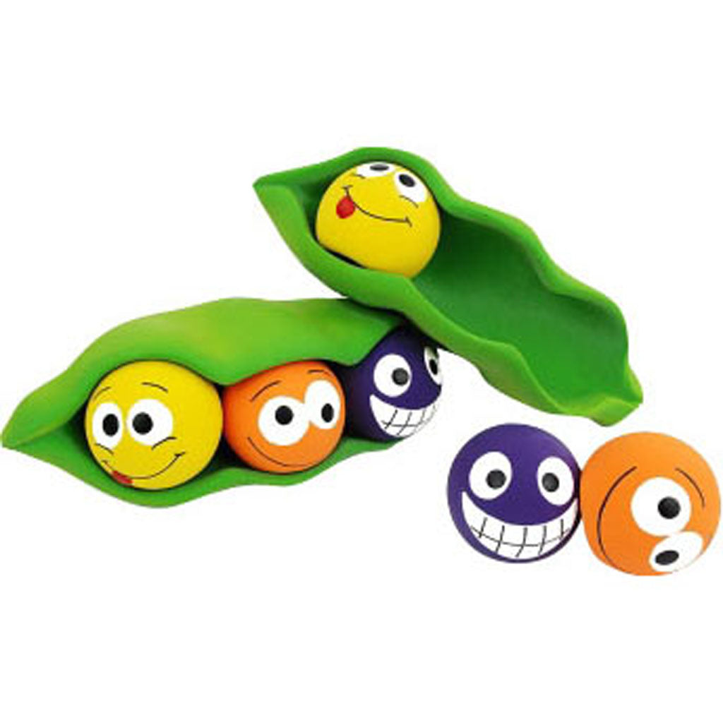 Multipet Squeakables Latex 3 Peas In A Pod (7.5 IN)