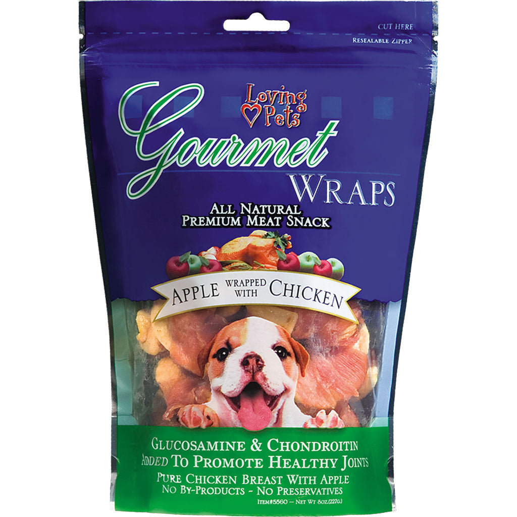 Gourmet Wraps W/Glucosamine & Chondroitin (APPLE/CHICKEN, 6 OZ)