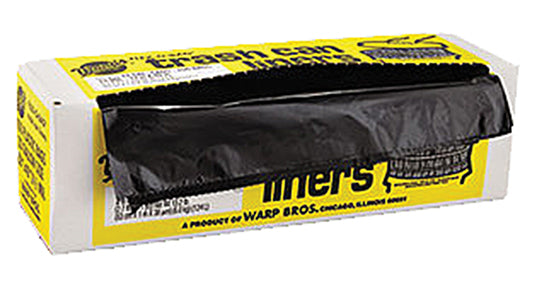 Flex-O-Bag Trash Can Liners (BLACK, 33 GAL-100 CT)