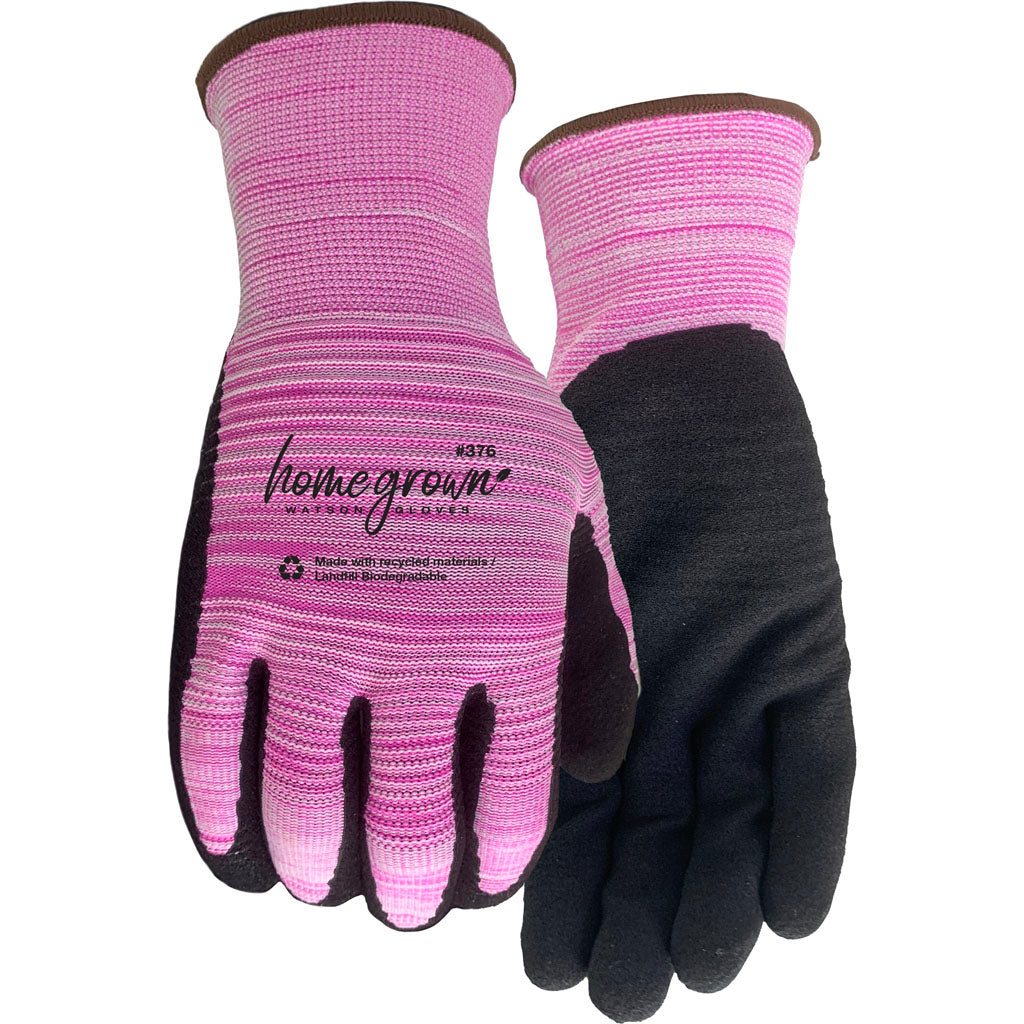 Watson Gloves Ladys Rose Wastenot Fabric (PINK, MD)