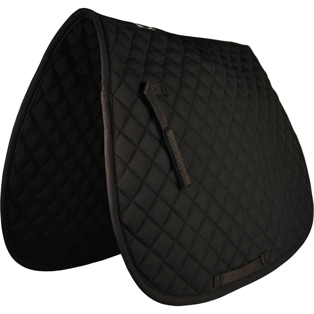 Gatsby Basic All-Purpose Saddle Pad (BLACK, 22X18 IN)