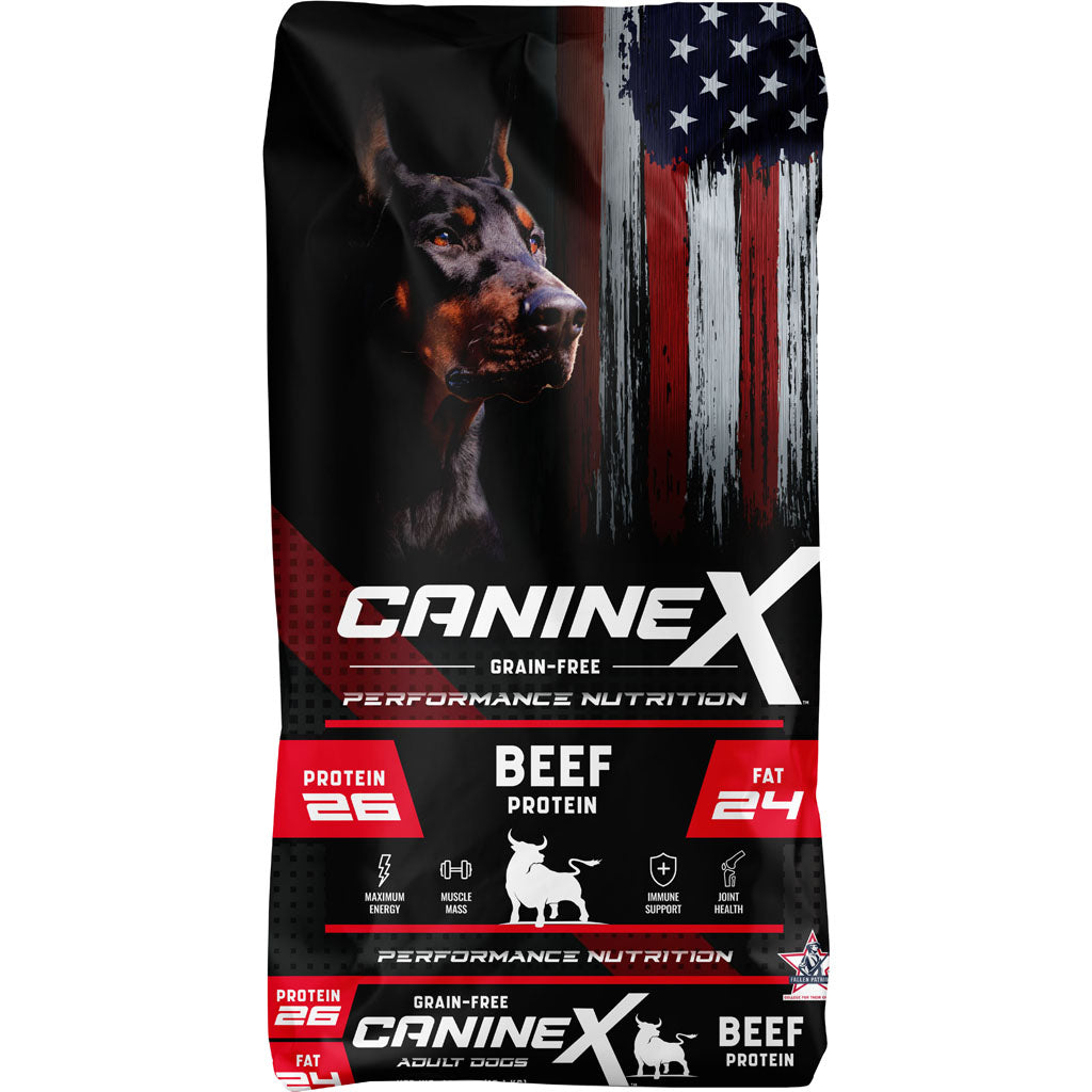 Canine X Grain Free Dog Food (BEEF, 40 LB)