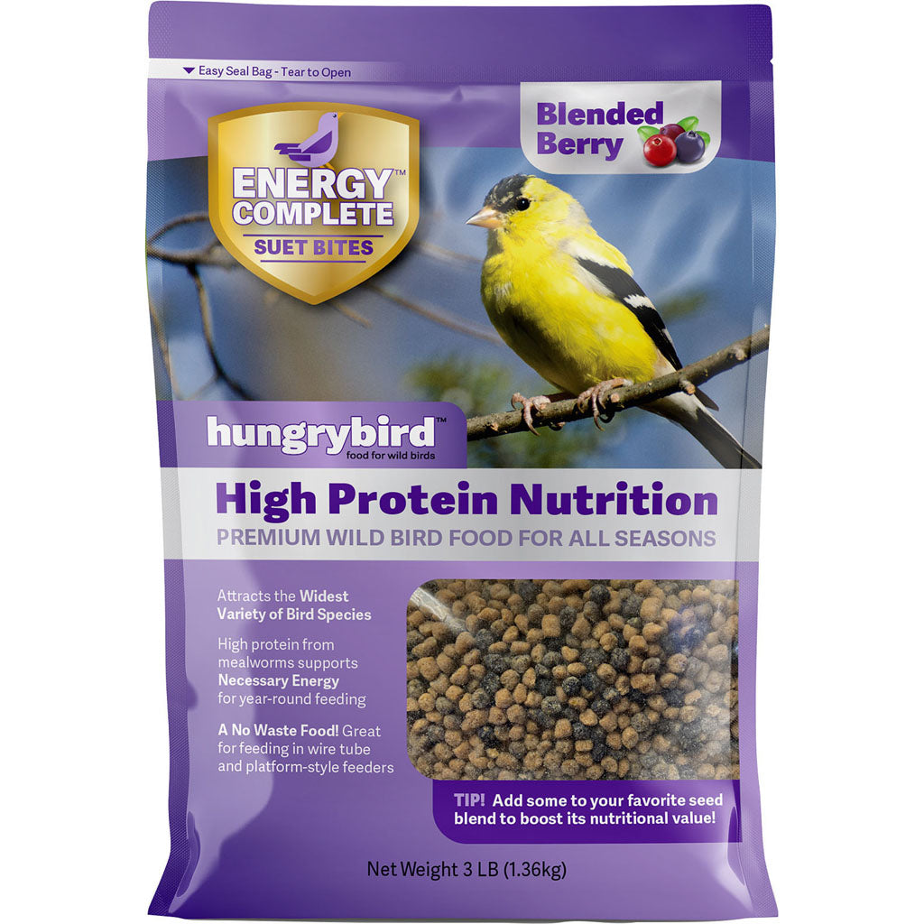 Hungrybird Energy Complete Suet Bites (BERRY, 3 LB)