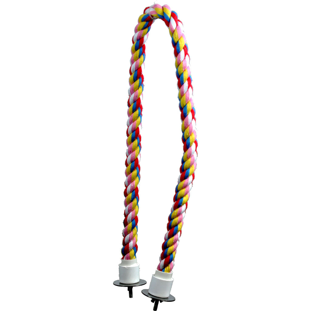 Happy Beaks Cotton Cable Bird Perch (.75X32 IN)